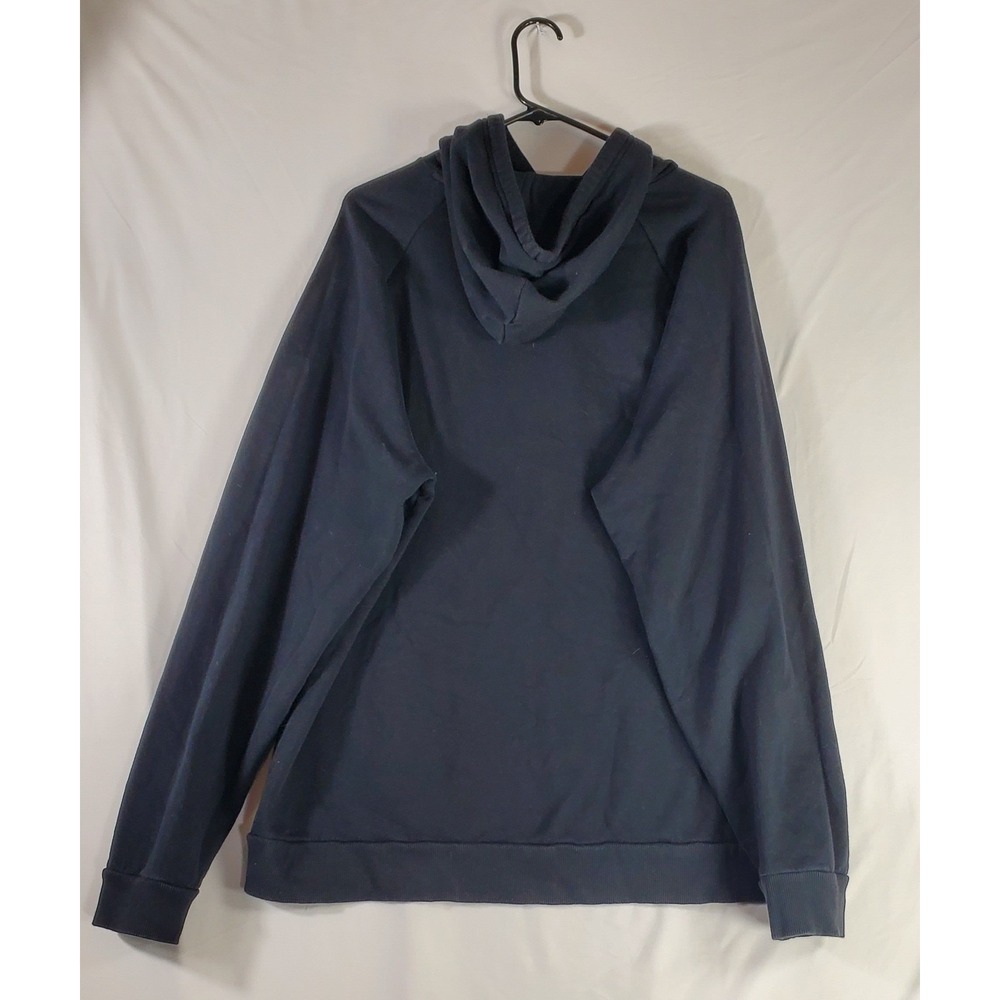 Under Armour Mens XXL Black Rival Fleece Graphic Pullover Hoodie Loose Fit Logo - Picture 6 of 7